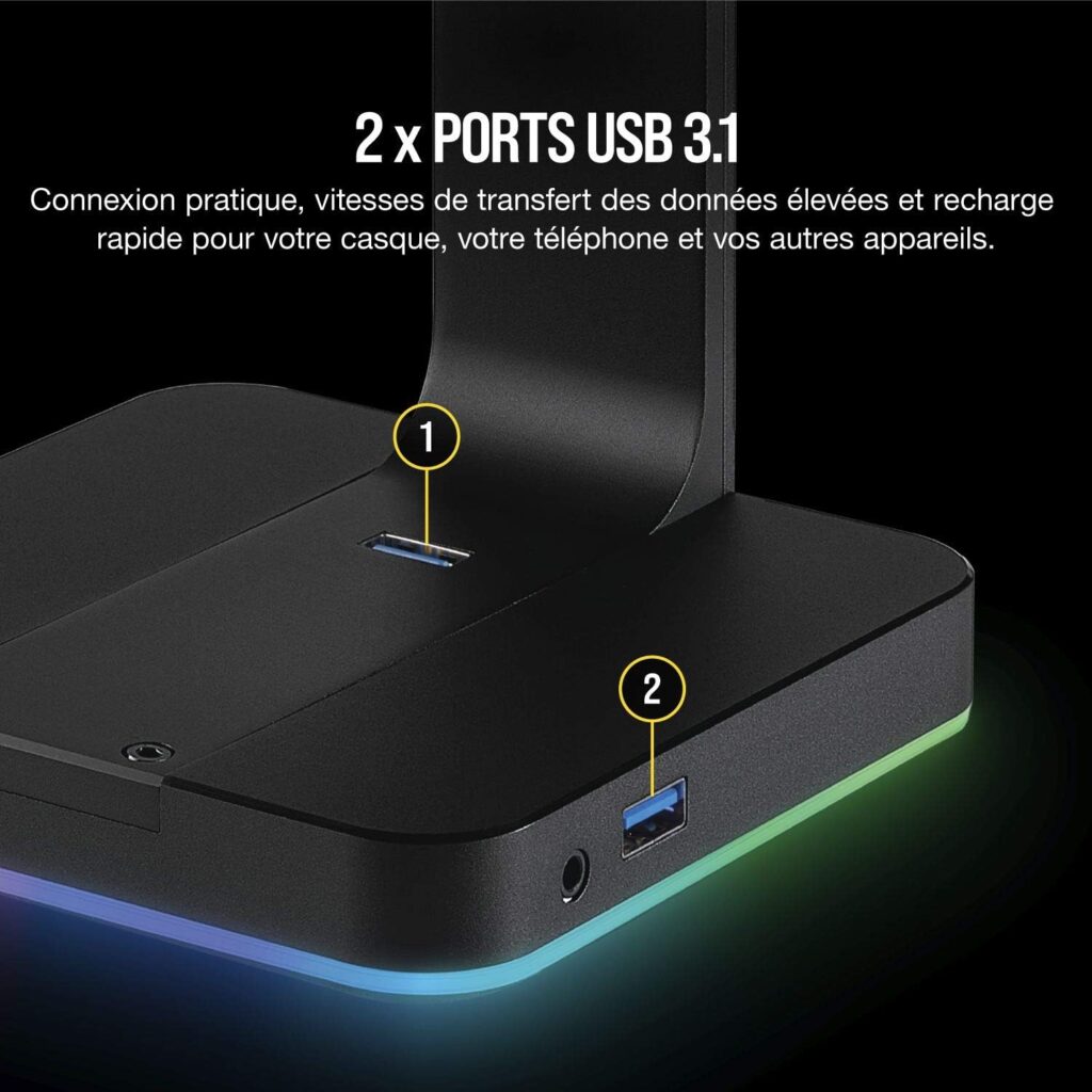 support-casque-corsair-prises