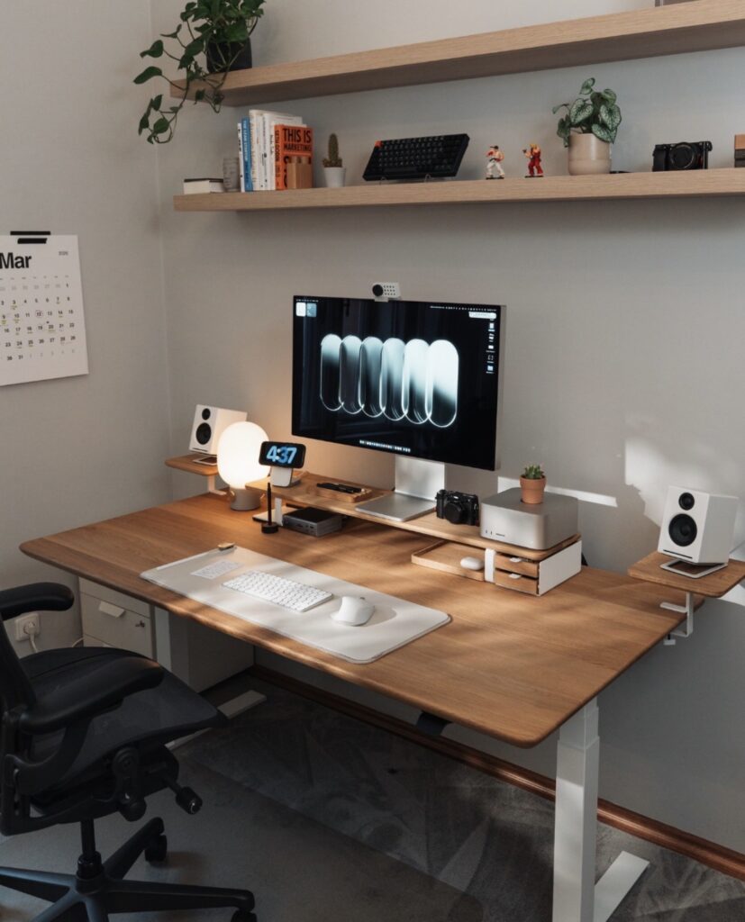 setup-bureau-bois-iMac